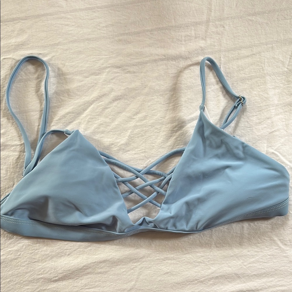 Light Blue Women's Bikini Top